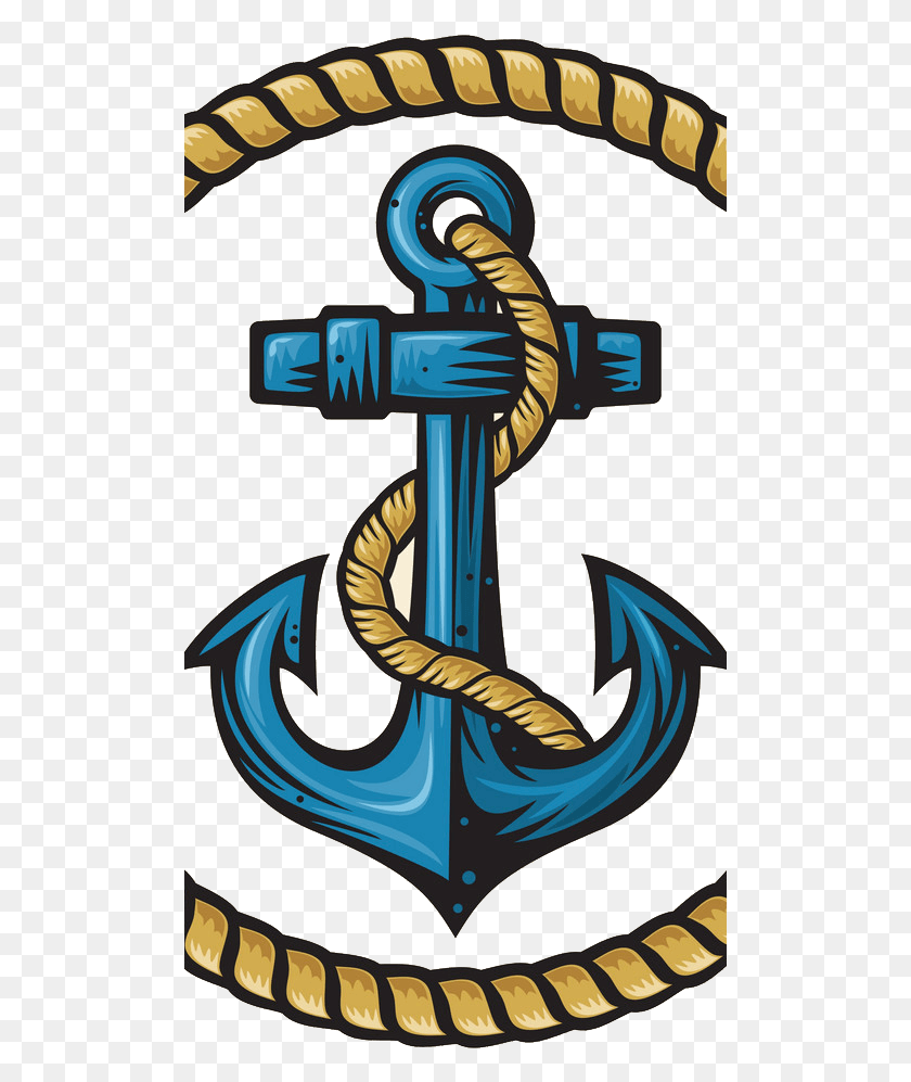 501x937 Ancla De La Armada Del Ecuador Clipart Anchor And Rope, Hook, Poster, Advertisement HD PNG Download
