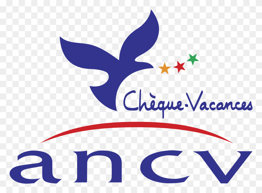 2191x1574 Ancv Cheque Vacances Logo Transparent Cheque Vacances Logo, Symbol, Trademark, Text HD PNG Download