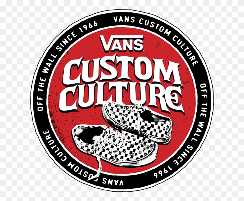 633x633 And Choose A Vans Canvas Sneaker Or Hi Top Vans Custom Culture Logo, Label, Text, Sticker HD PNG Download