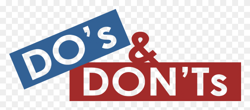 1042x414 And Don39ts During A Job Interview Do39s And Don Ts, Alphabet, Text, Number HD PNG Download