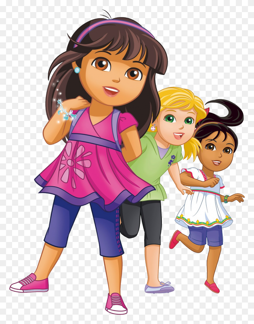 1031x1337 And Friends Into Drawings Of Dora And Friends, Person, Human, People HD PNG Download