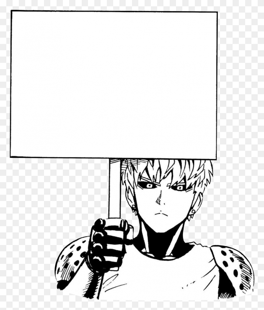 1214x1443 And Here39s A Transparent Genos For Your Transparent Genos Transparent, Manga, Comics, Book HD PNG Download