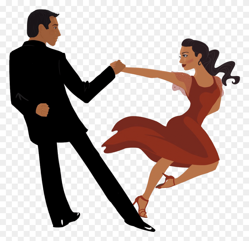 1069x1034 And Latin Ballroom Dancing Dance Men Tango Clipart Dancing Man And Woman Emoji, Person, Human, Performer HD PNG Download