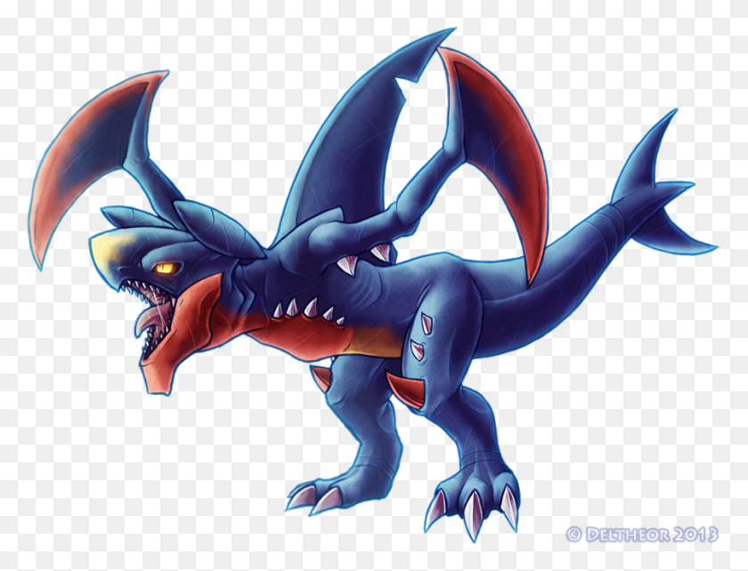 900x672 And Then There39s This Manly Pokemon Garchomp Mega Evolution, Dragon HD PNG Download
