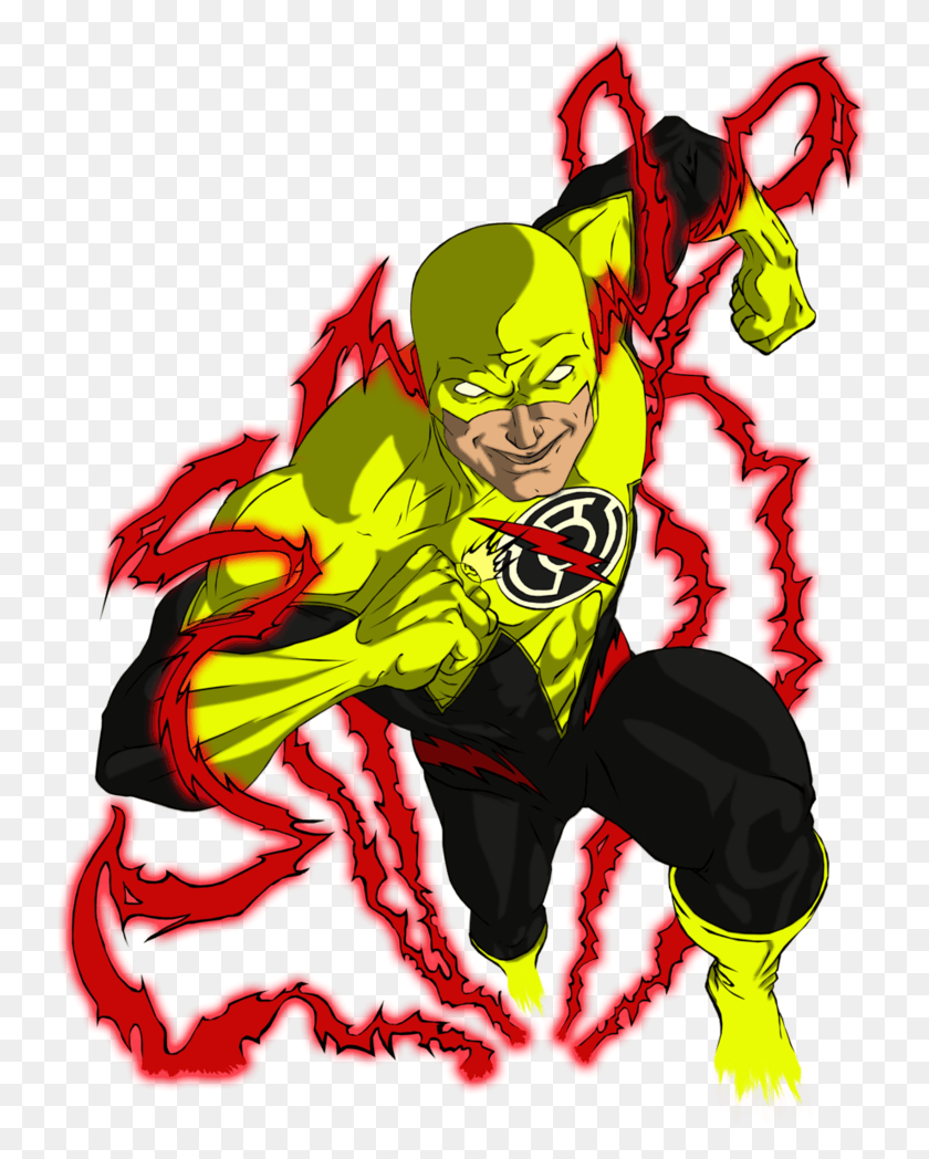737x988 And Without Glow And In Jpg Format Sinestro Corps Reverse Flash, Graphics, Modern Art HD PNG Download