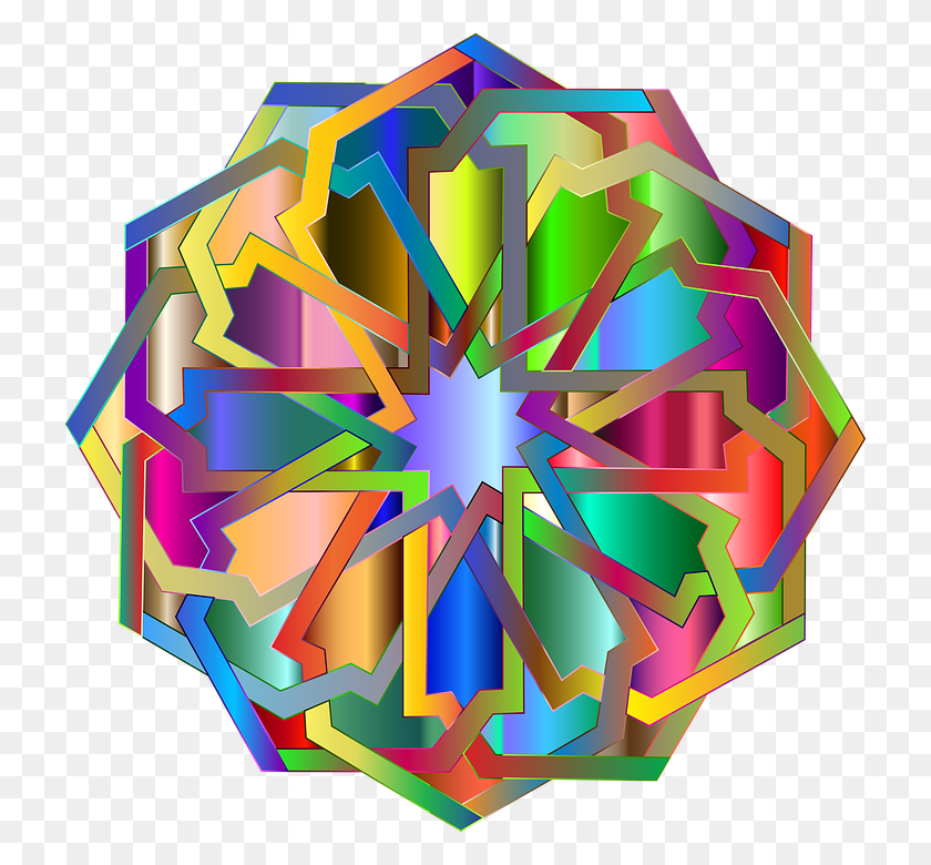 722x720 Andalus Spain Islam Islamic Muslim Abstract Kaleidoscope, Lighting, Graphics HD PNG Download