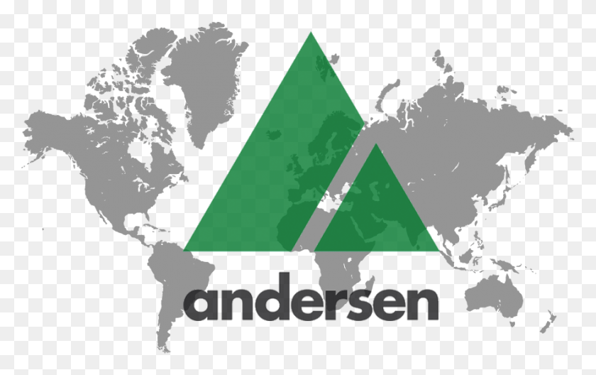 881x529 Andersen Group Is Comprised Of The Companies World Map Borders Vector, Poster, Advertisement, Plot HD PNG Download