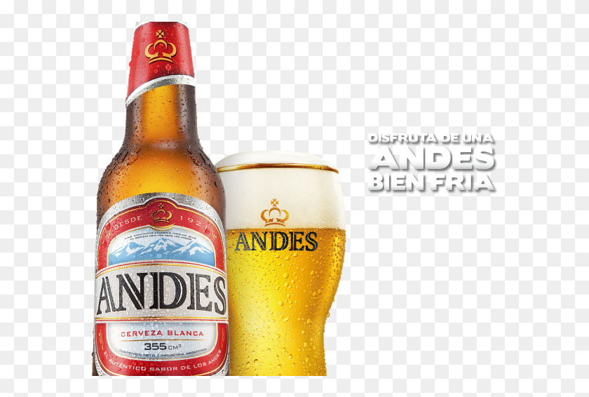 582x506 Andes Boca Ancha Bienvenido Cerveza Andes, Beer, Alcohol, Beverage HD PNG Download