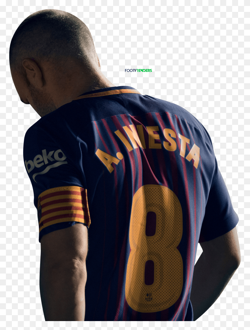 1377x1854 Andres Iniesta Render, Clothing, Apparel, Person HD PNG Download