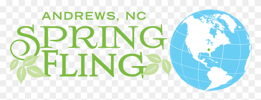2956x1003 Andrews Nc Spring Fling Globe, Text, Alphabet, Word HD PNG Download