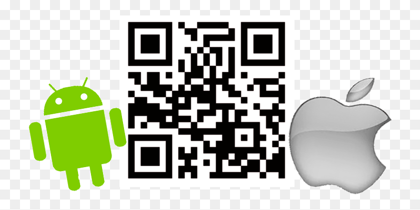 727x361 Android, Qr Code HD PNG Download