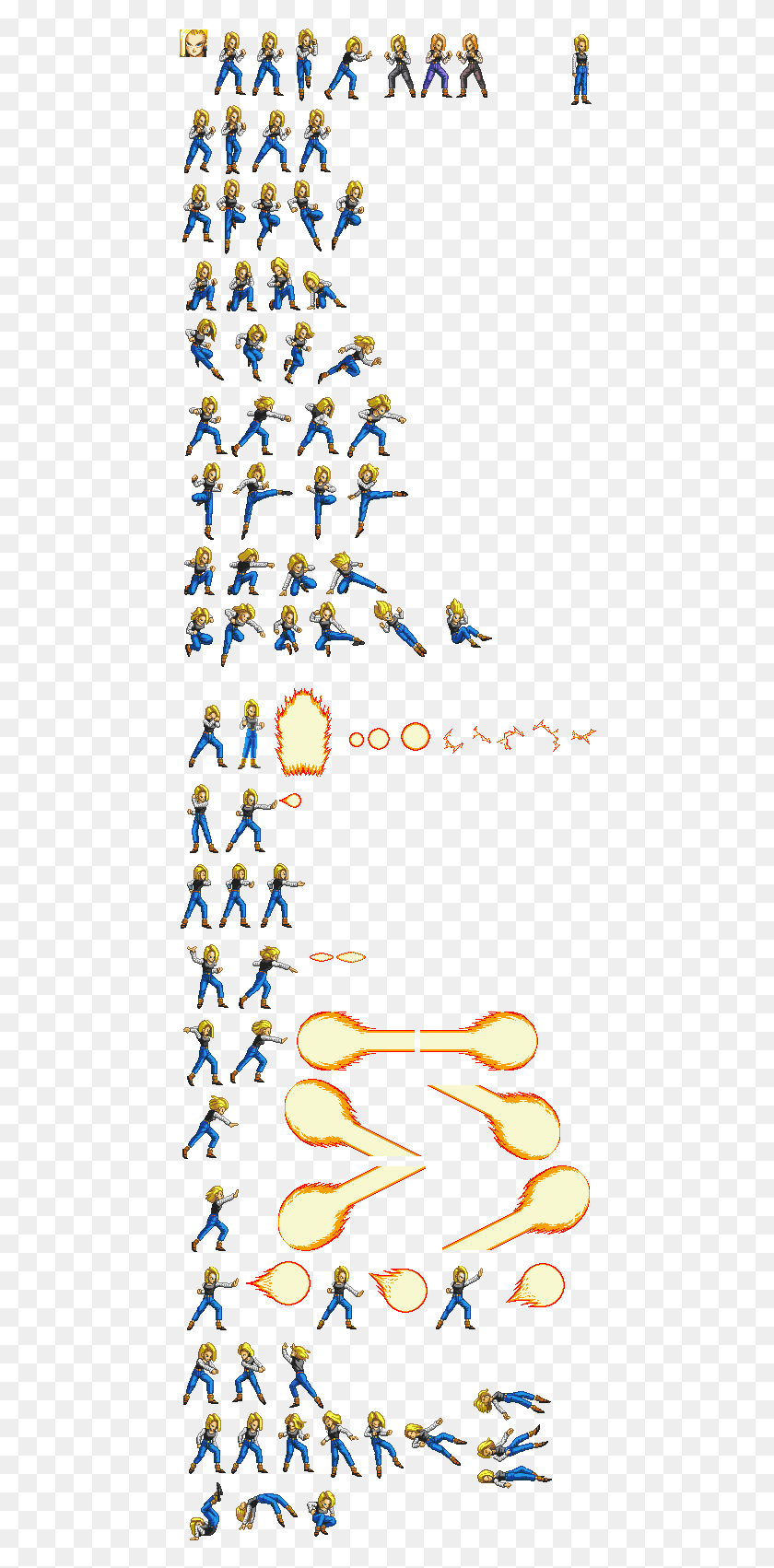454x1642 Android 18 By Belial Dragonball Z Sprites, Acrobatic, Leisure Activities, Circus HD PNG Download