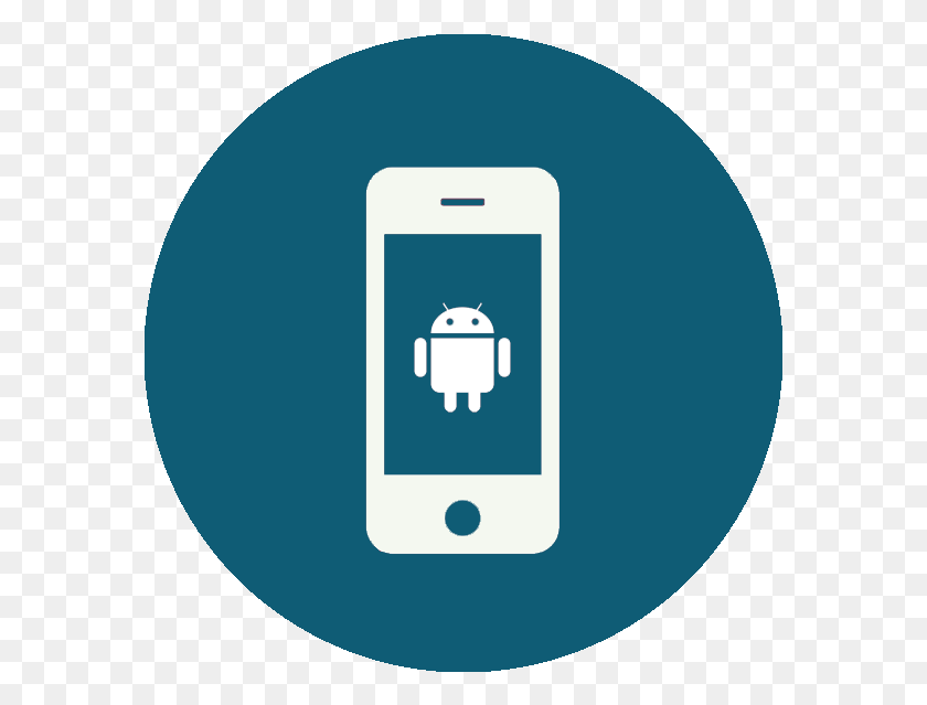 579x579 Descargar Png Desarrollo De Aplicaciones Android, Icono De Teléfono Móvil Rosa, Electrónica, Texto, Dispositivo Eléctrico Hd Png