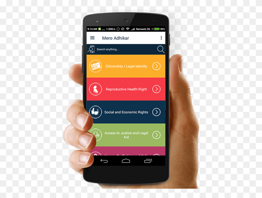 441x577 Приложение Для Android Разработка Приложений Для Ios Mero, Мобильный Телефон, Телефон, Электроника Hd Png Скачать