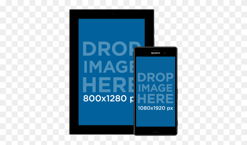 373x434 Android Galaxy Tablet With Android Phone Responsive Android Phone Tablet Mockup, Electronics, Mobile Phone, Cell Phone HD PNG Download