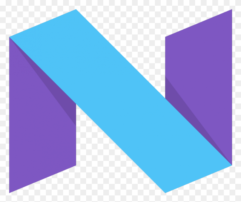 857x707 Логотип Android Nougat, Фиолетовый, Визитная Карточка, Бумага Hd Png Скачать