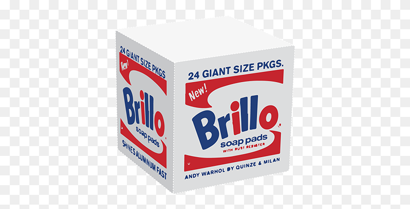 370x369 Andy Warhol Brillo Pouf Andy Warhol Brillo, Box, Cardboard, Carton HD PNG Download