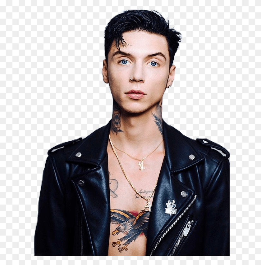 639x795 Andybiersack Sticker Andy Black Photoshoot, Clothing, Apparel, Jacket HD PNG Download