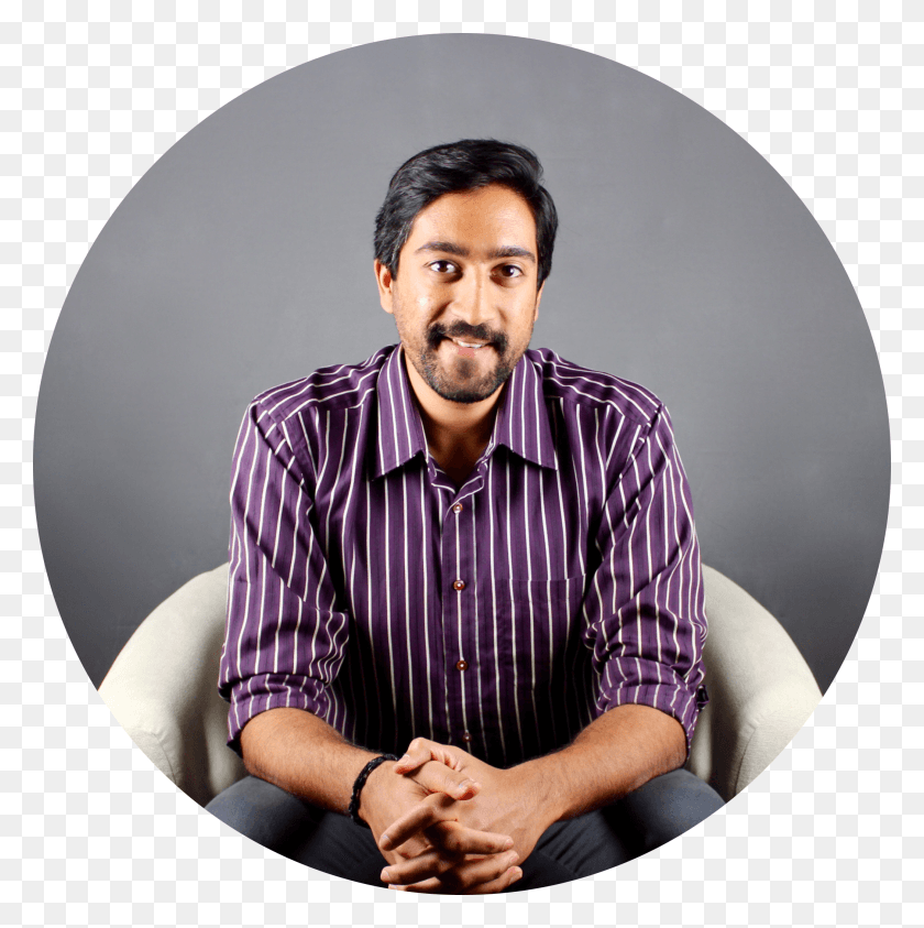 2100x2110 Aneesh Ramaswamy Ms Sitting HD PNG Download