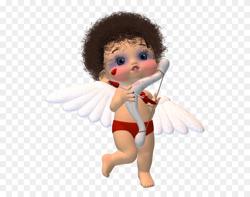 535x600 Angel, Doll, Toy HD PNG Download