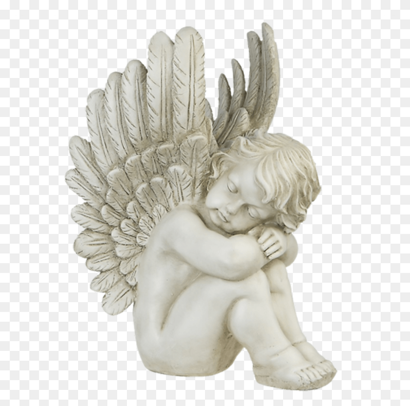 1024x1015 Angel Angelcore Statue Transparent Angel, Archangel, Sculpture HD PNG Download