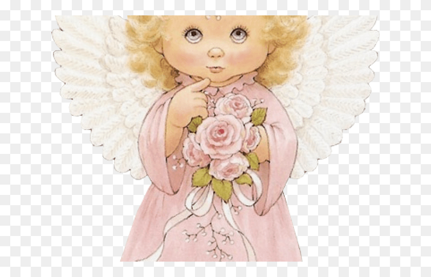 640x480 Angel Clipart Cherub Cute Angels, Doll, Toy HD PNG Download