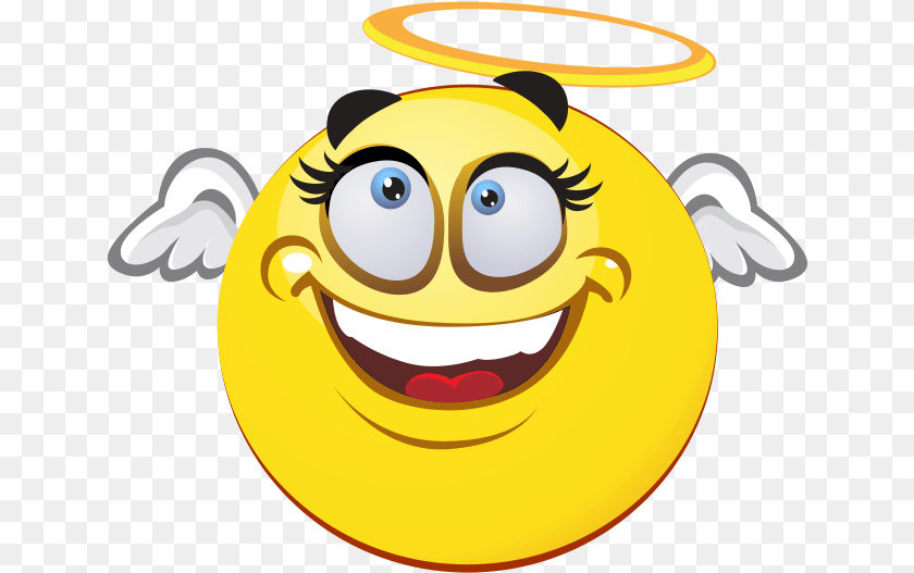 Angel Emoji Decal Perfect Smiley Face, Nature, Outdoors, Snow, Snowman Transparent PNG