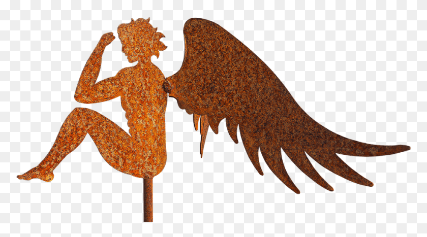 915x478 Angel Guardian Angel Metal Figure Handmade Art Illustration, Axe, Tool, Cross HD PNG Download