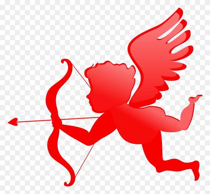 5315x4867 Angel Heart Clipart Valentines Day Cupid, Dynamite, Bomb, Weapon HD PNG Download