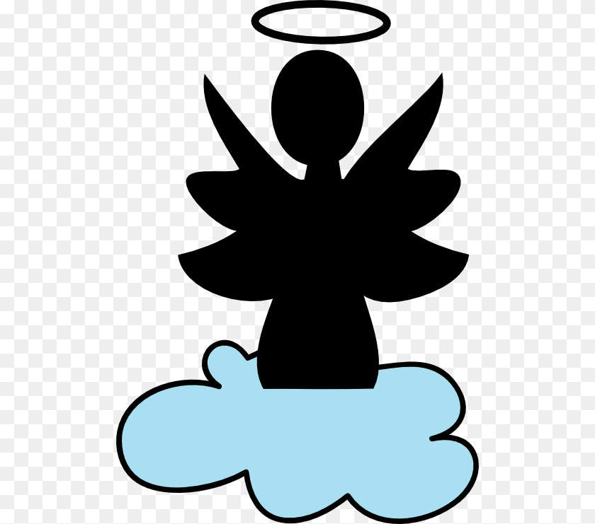 Angel Icon Silhouette, Stencil, Animal, Fish Clipart PNG