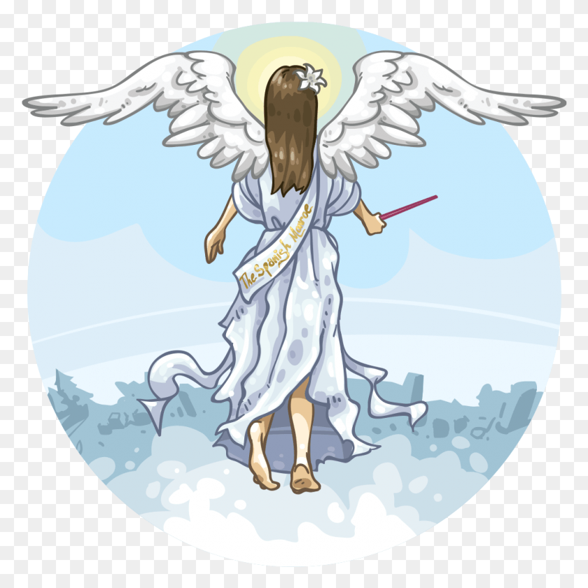 1017x1018 Ангел Иллюстрация, Архангел Hd Png Скачать
