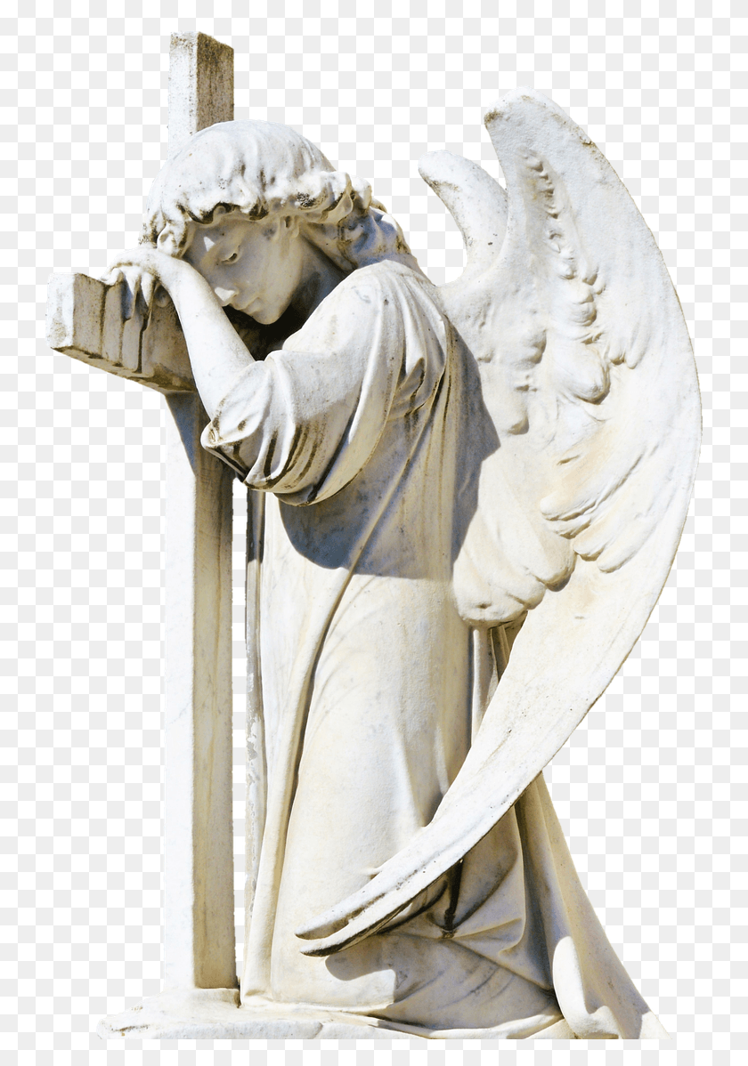 745x1138 Статуя Ангела Статуя Бесплатное Фото Шоу Религиозные Фигурки Ангелов Купить, Архангел, Птица Hd Png Скачать