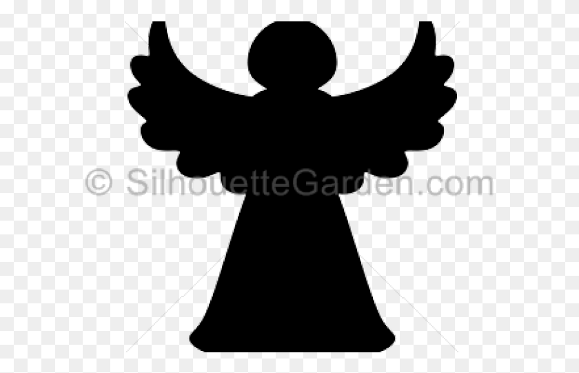 595x481 Angel Silhouette Illustration, Symbol, Arrow, Prayer HD PNG Download