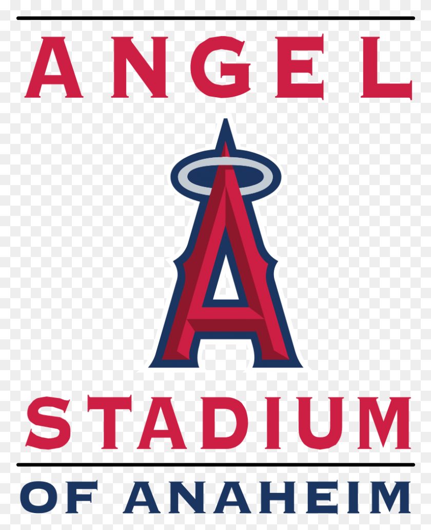 794x989 Angel Stadium Angel Stadium Of Anaheim Logo, Alphabet, Text, Poster HD PNG Download