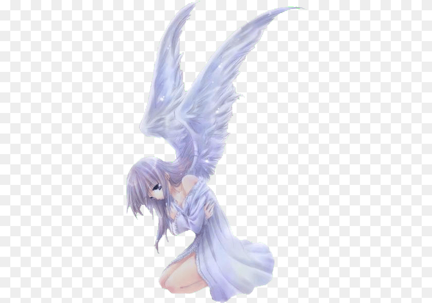 352x590 Angel Transparent Background Anime Angel, Adult, Bride, Female, Person Sticker PNG