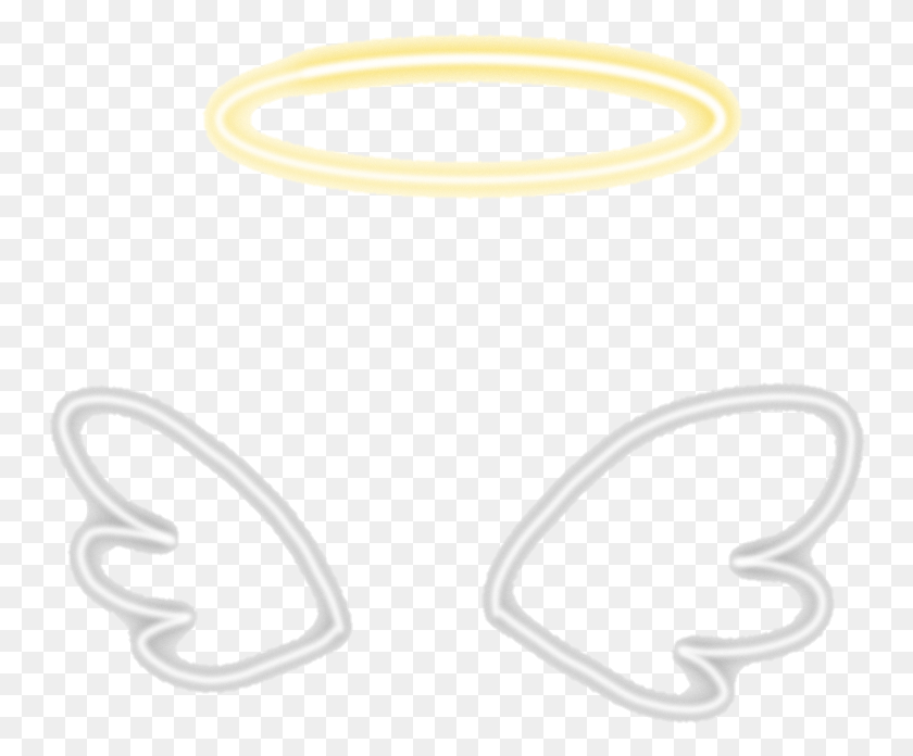 752x636 Angel Wings And Angel Crown Circle, Text, Coffee Cup, Cup HD PNG Download