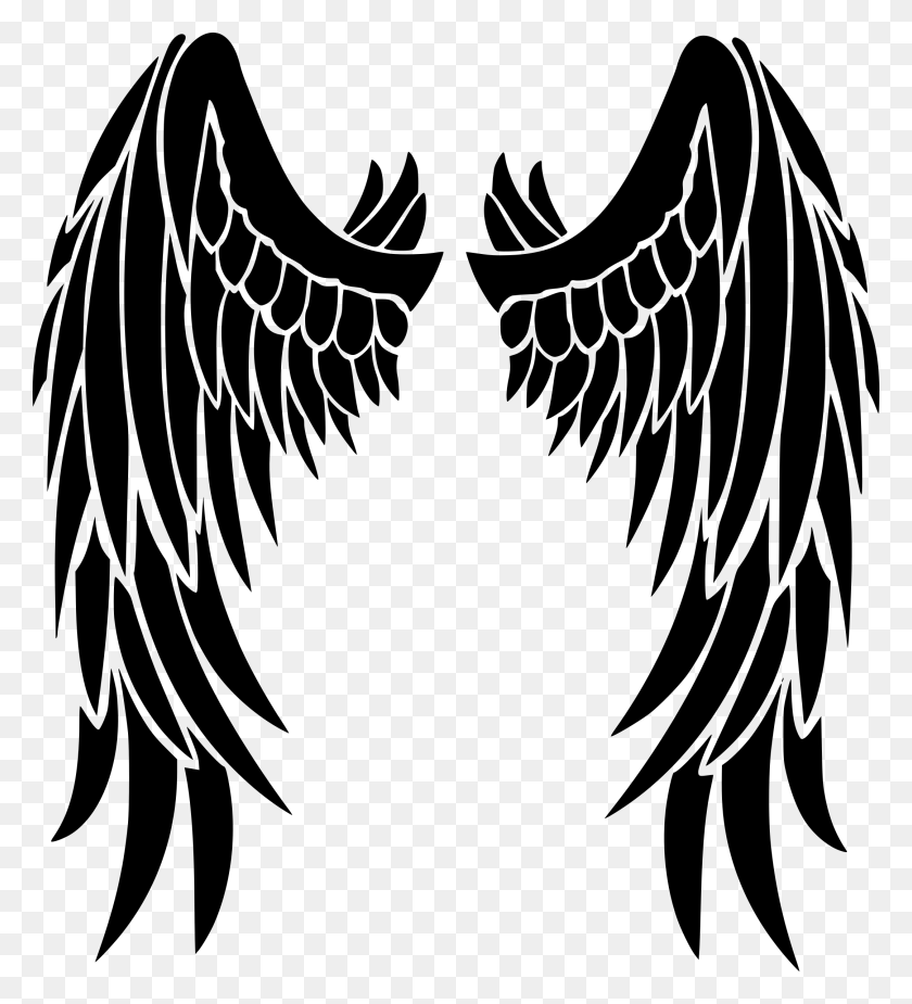 2163x2400 Angel Wings Logo, Gray, World Of Warcraft HD PNG Download