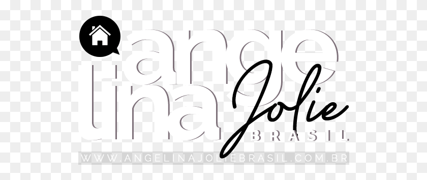 534x294 Angelina Jolie Brasil O Nico Site Brasileiro Com Calligraphy, Label, Text, Word HD PNG Download