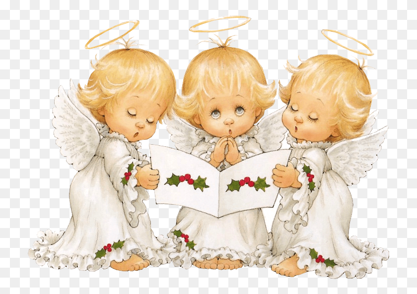 729x533 Angelitos Bebs Free Clipart Christmas Angels, Doll, Toy HD PNG Download