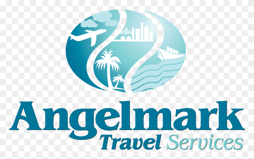 1172x699 Angelmark Travel Services Logo Design Graphic Design, Sphere, Poster, Advertisement HD PNG Download
