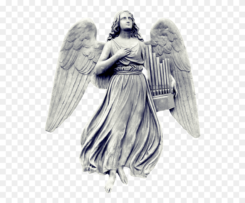 541x638 Angels Angel Statue Transparent Background, Archangel, Person HD PNG Download