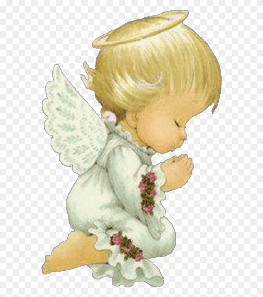 579x888 Angels Cherub Wings Vintage Tumblraesthetic Praying Praying Angel Child, Archangel, Figurine HD PNG Download