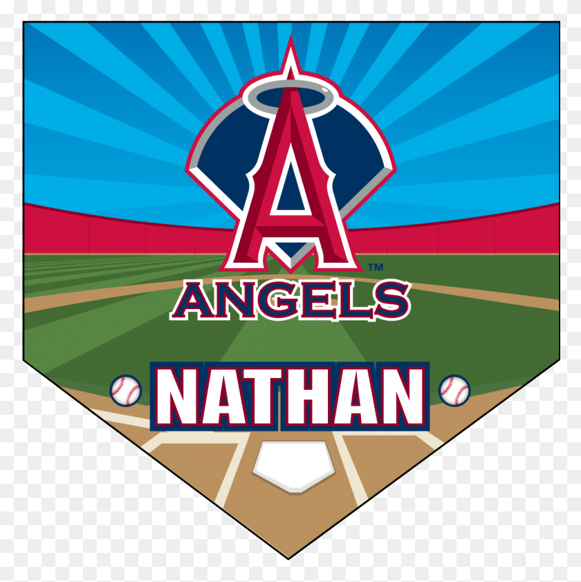 1154x1157 Angels Home Plate Individual Team Pennant Cleveland Indians Los Angeles Angels, Poster, Advertisement, Flyer HD PNG Download
