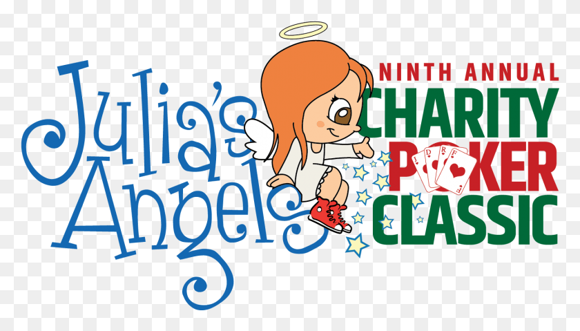 1447x779 Angels Jdrf Charity Poker Event Cartoon, Label, Text, Graphics HD PNG Download