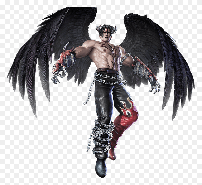 805x731 Angels Transparent Tekken Jin Kazama Devil, Person, Human, Clothing HD PNG Download