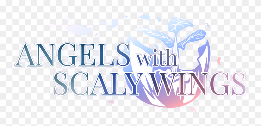 1785x790 Angels With Scaly Wings Is A Unique Sci Fi Visual Novel Angels With Scaly Wings Title, Label, Text, Purple HD PNG Download