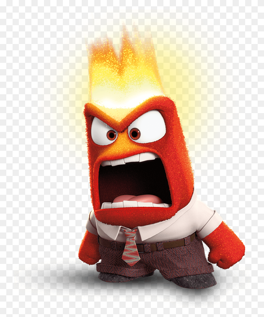 751x949 Anger Yelling Inside Out Anger, Toy, Lamp HD PNG Download