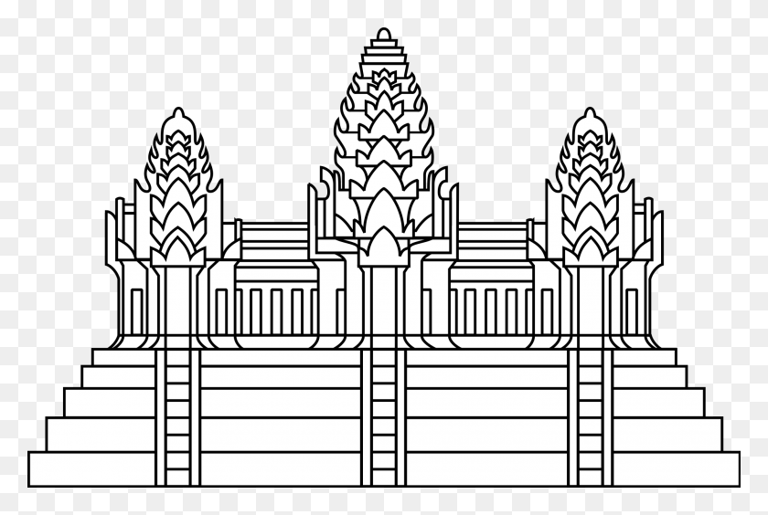 2000x1293 Angkor Wat Cambodia Flag Angkor Wat, Architecture, Building, Pillar HD PNG Download