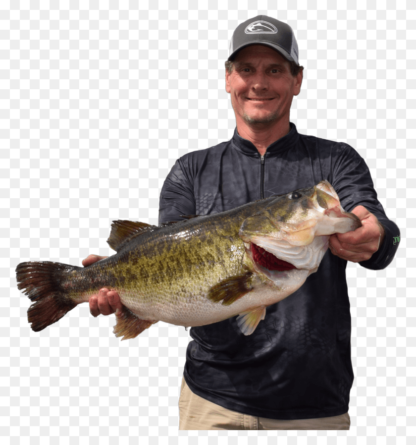 1204x1294 Angler Texas Big Largemouth Bass, Peces, Animal, Persona Hd Png