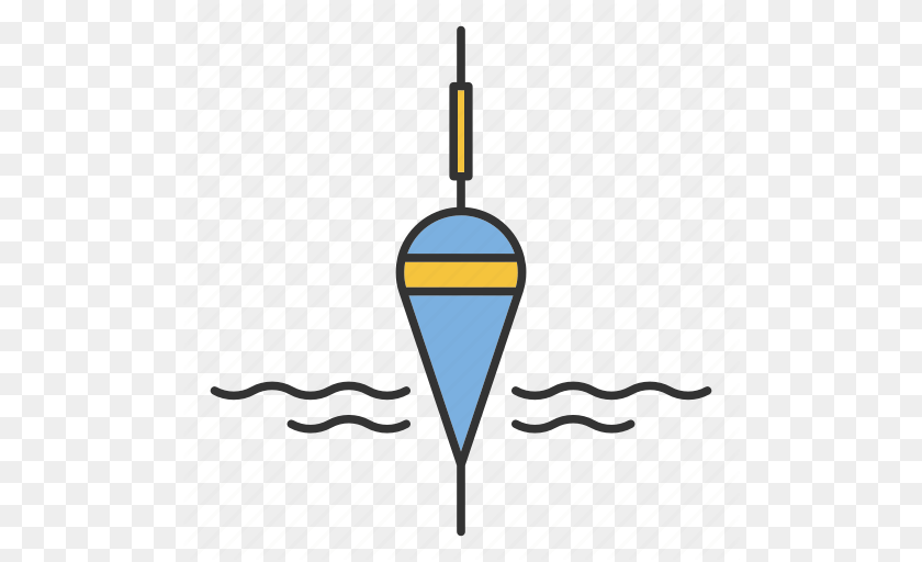 Angling Bait Bobber Fishing Float Gear Tackle Icon Sticker PNG